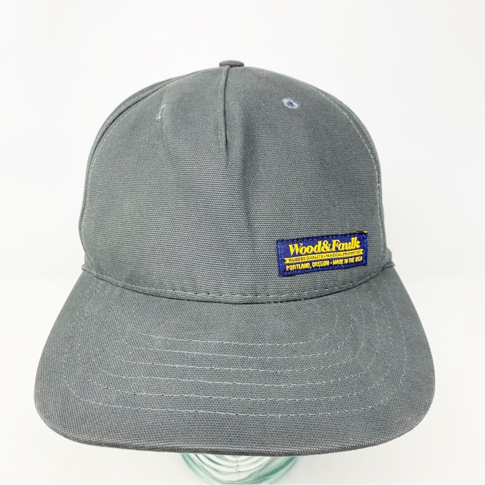 Wood & Faulk Gray Snapback Hat - Picture 3 of 8